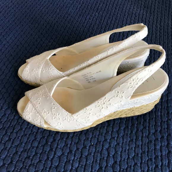 Lauren Ralph Lauren Shoes - White Wedges Size 8.5